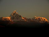 
Pokhara Sarangkot Sunrise - Machapuchare and Annapurna III
